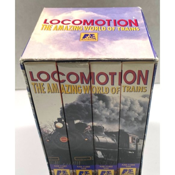 A&E Locomotion The Amazing World Of Trains 4 VHS Box Set Jack Perkins - Picture 5 of 12